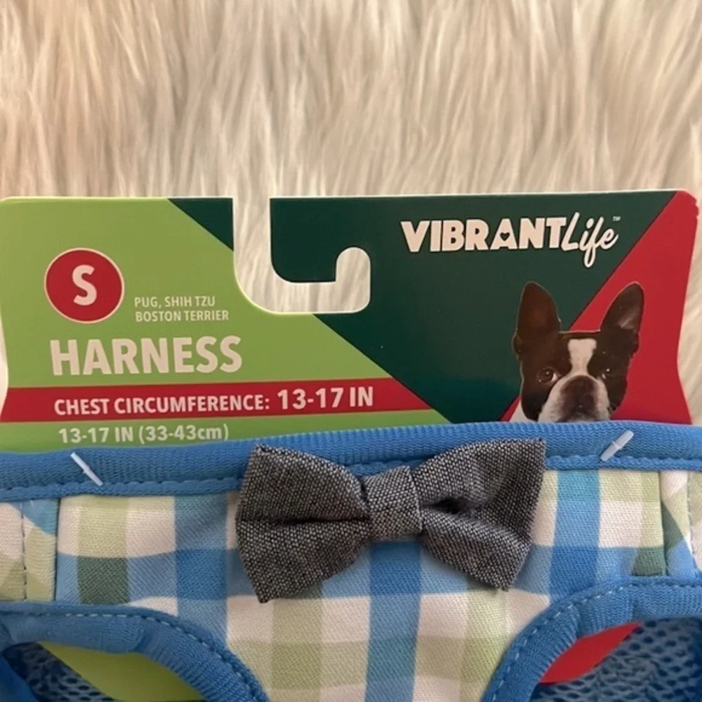 Vibrant Life Plaid Dog Harness